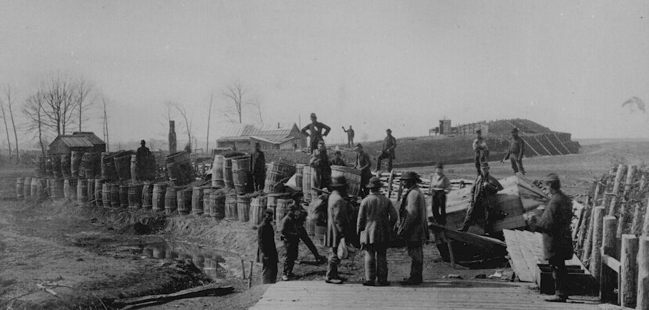 Confederate fortifications 1862